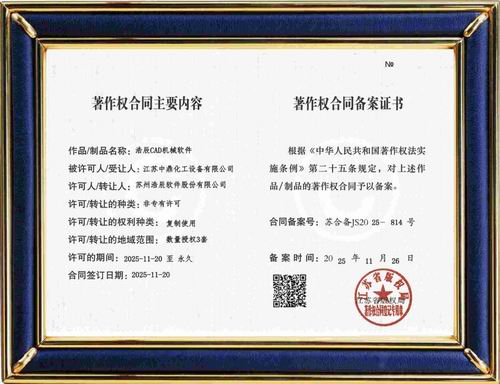 著作權備案證書